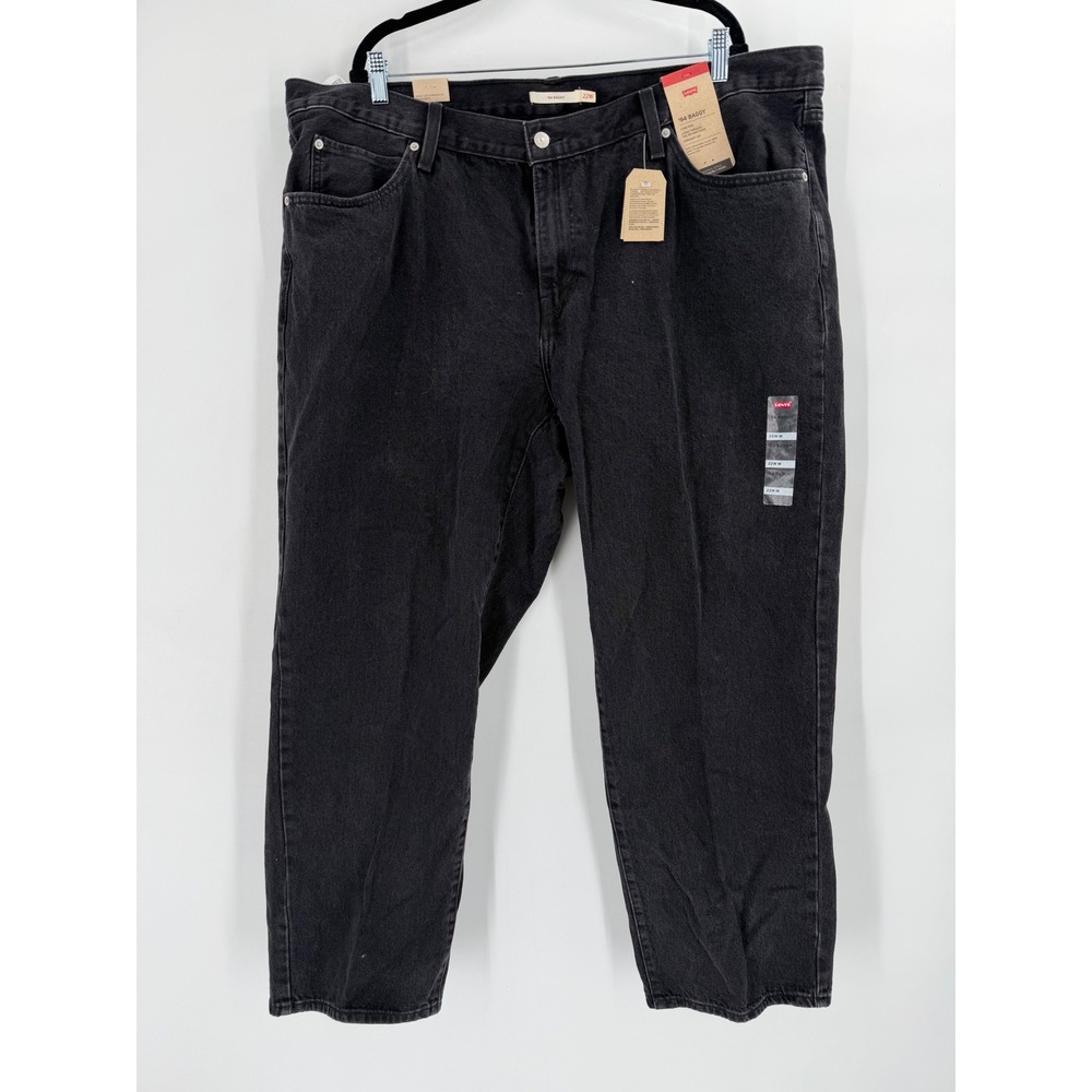 NWT Levi's '94 Baggy Jeans Women 22W Black Mid Rise Straight Leg 90s Grunge Plus - Picture 2 of 11